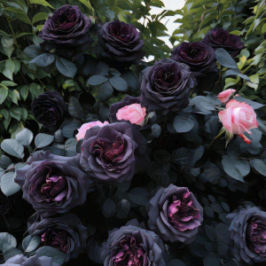 Роза Черная купить по цене от 450р. в интернет-магазине «Посадика» с доставкой почтой в в Светлыйе и по всей России – [изображение №1].