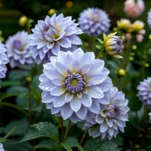 Георгин Акварель купить по цене от 680р. в интернет-магазине «Посадика» с доставкой почтой в в Светлыйе и по всей России – [изображение №1].