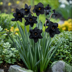 Нарцисс Тень Королевы купить по цене от 500р. в интернет-магазине «Посадика» с доставкой почтой в в Светлыйе и по всей России – [изображение №1].