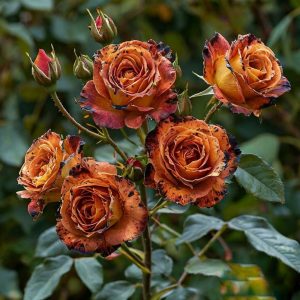 Роза плетистая Оранжевый Бриллиант купить по цене от 450р. в интернет-магазине «Посадика» с доставкой почтой в в Светлыйе и по всей России – [изображение №1].